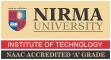 NIRMA UNIVERSITY INSTITUDE OF TECHNOLOGY 