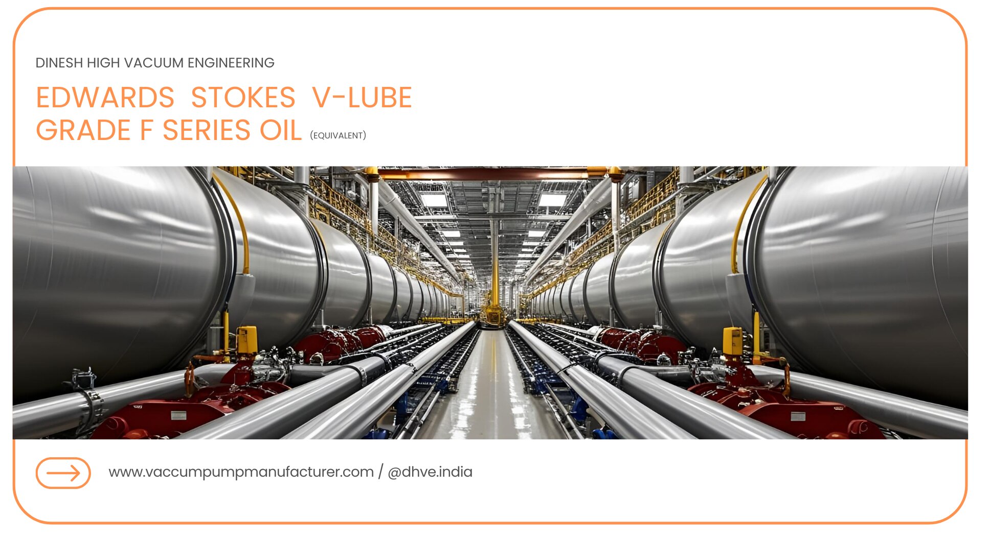 Edwards Stokes V-Lube Grade F Series Oil in Lucknow