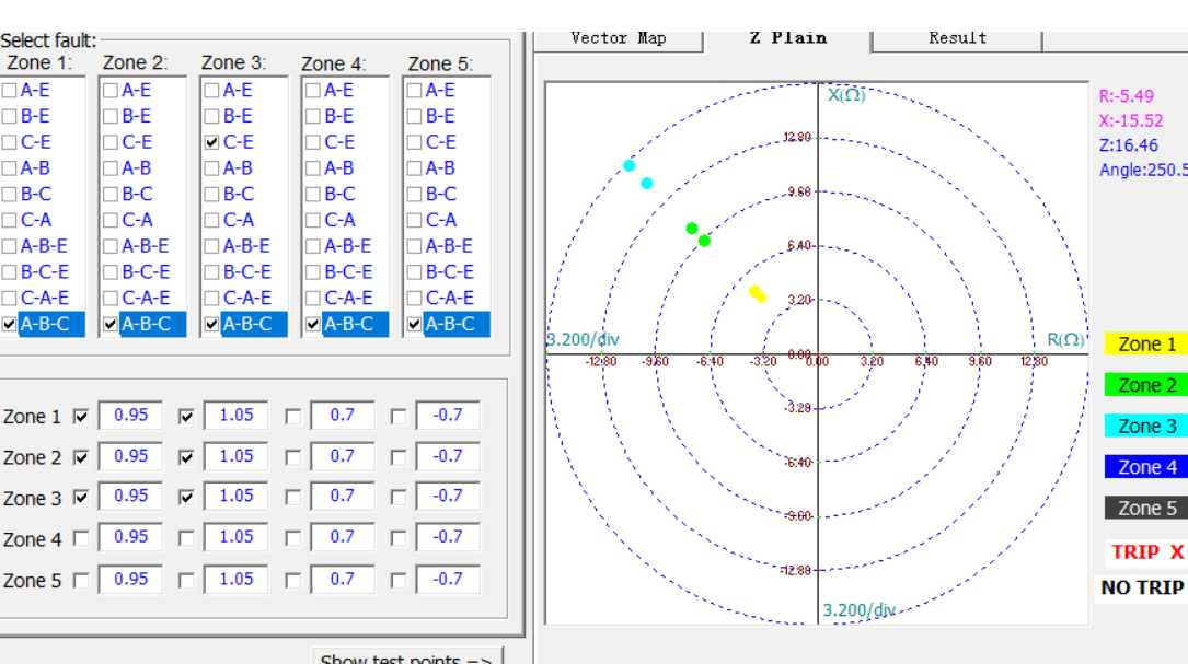 Independent verification of the reconstructed distance relay characteristic using MPWIN.