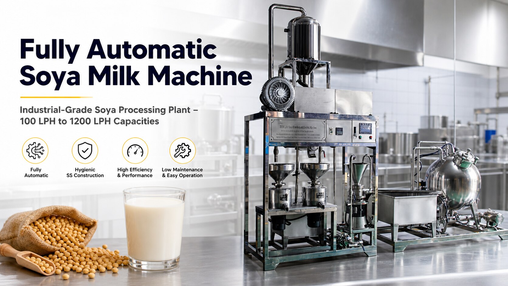 Fully Automatic Soya Milk Machine