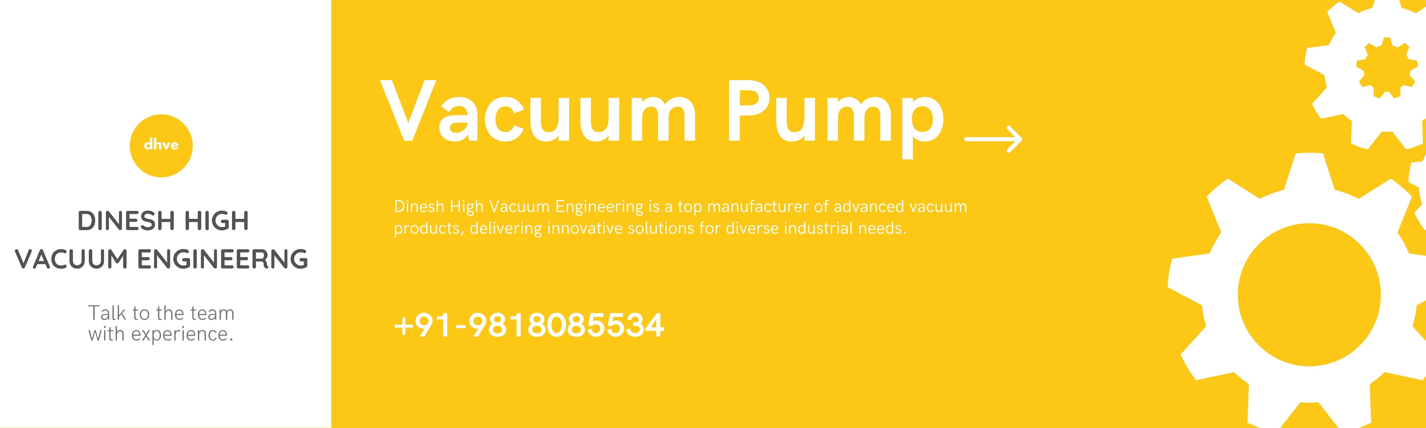 Vacuum Pump Manufacturers in Gwalior