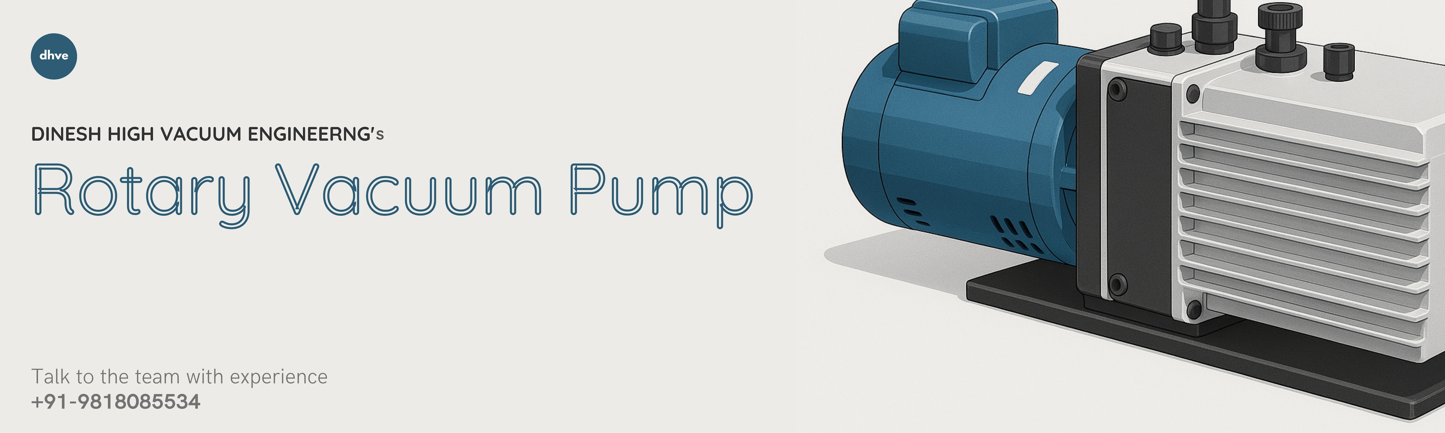 vacuum pump dinesh high vacuum engieering