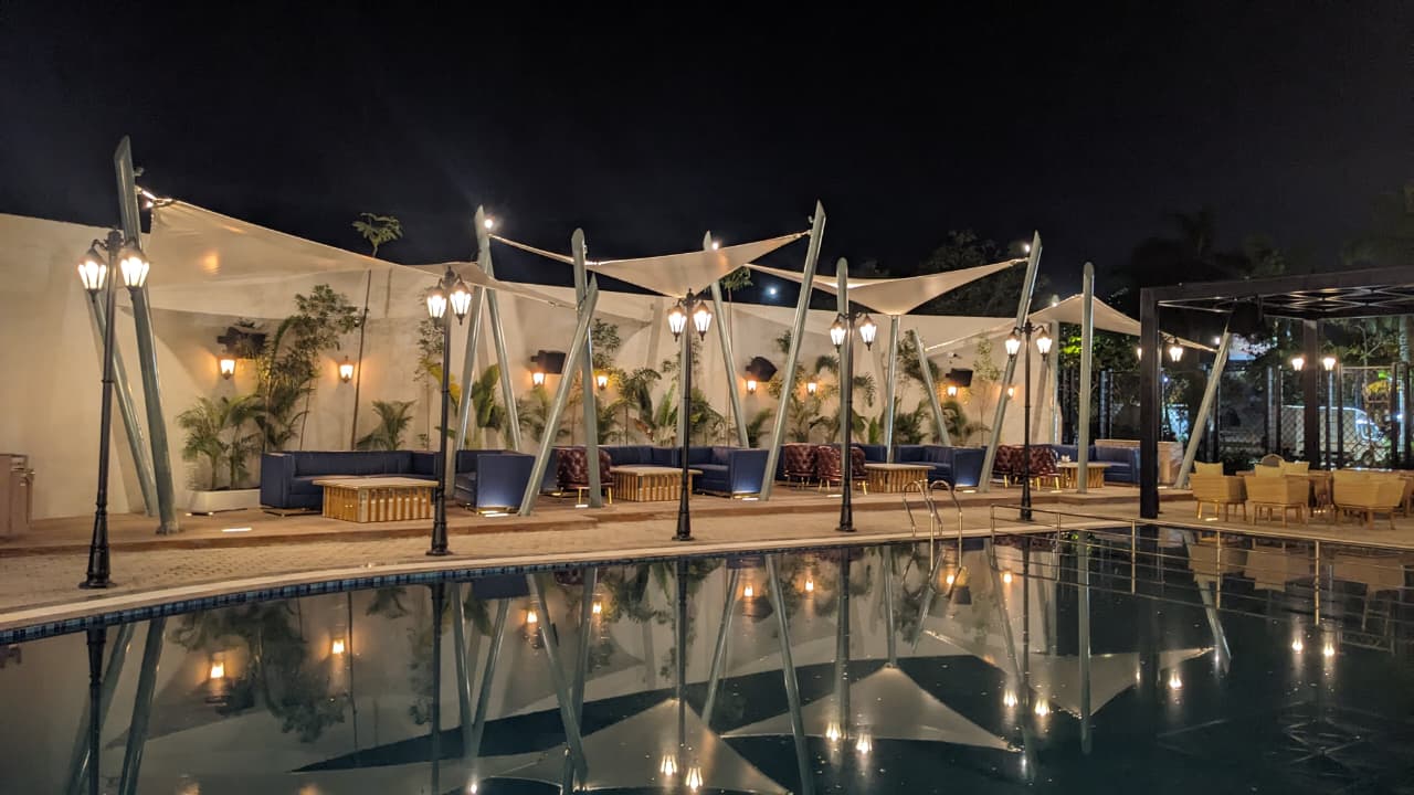 Designer Tensile Canopy for Shamrock Green Hotel, Raipur | FV INFRA LLP