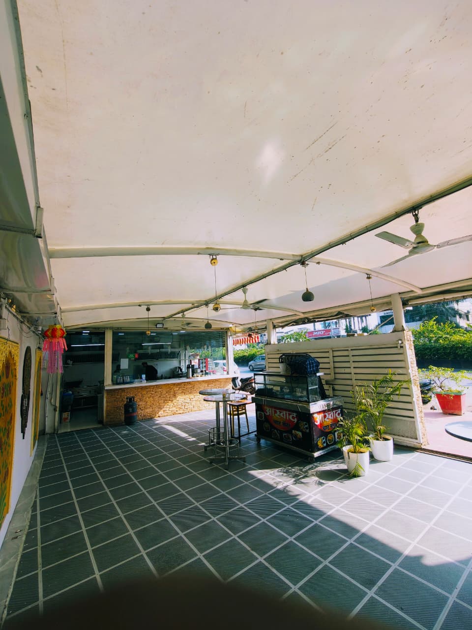 Signature Tensile Membrane Cafe Pavilion: A Modern Alternative to RCC