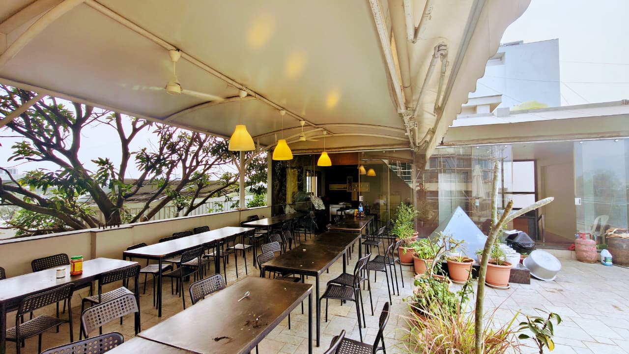 Corporate Rooftop Tensile Canopy for Figment Global Solutions, Nagpur | FV INFRA LLP