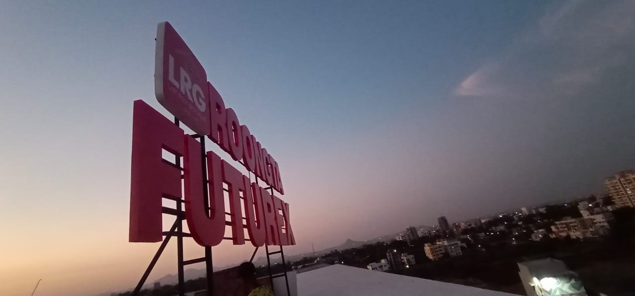 Commercial Building Terrace Signage Board – Govind Nagar