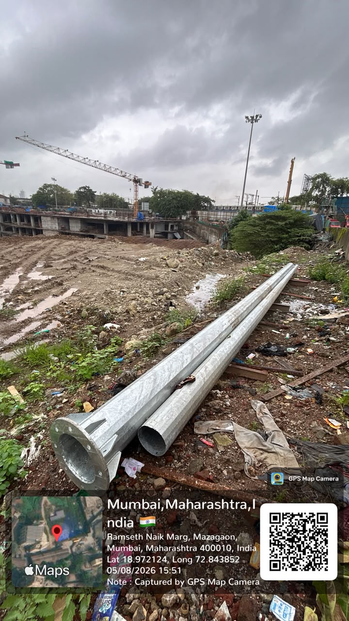 18 Meter High Mast Pole Manufacturing & Supply | Devine Developers, Mumbai