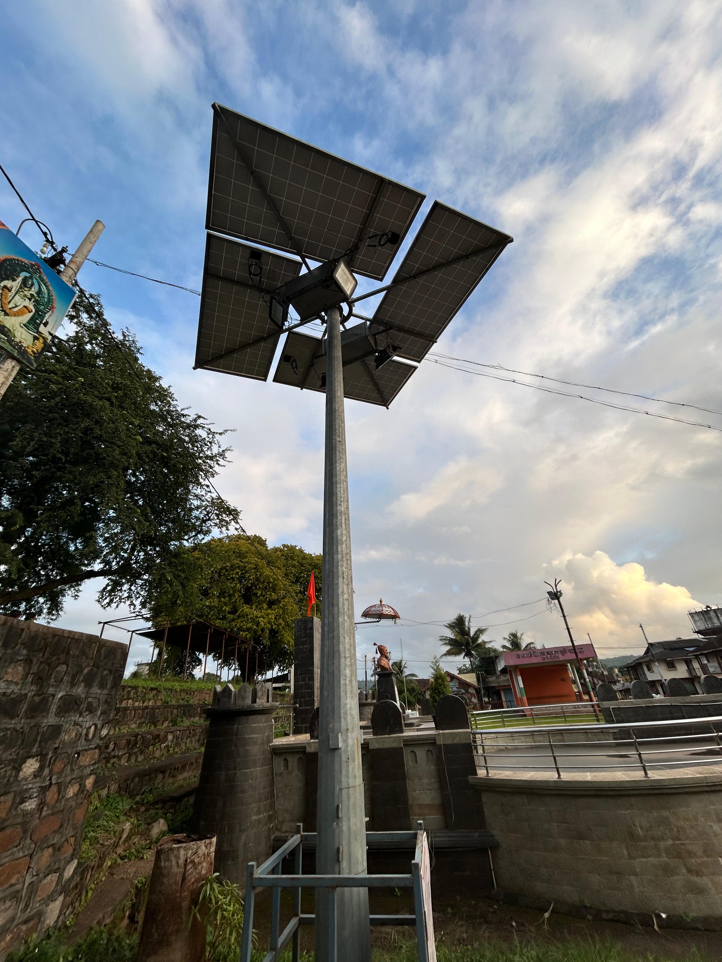 Solar High Mast Lighting System – High-Performance Solar LED Lighting Solution project