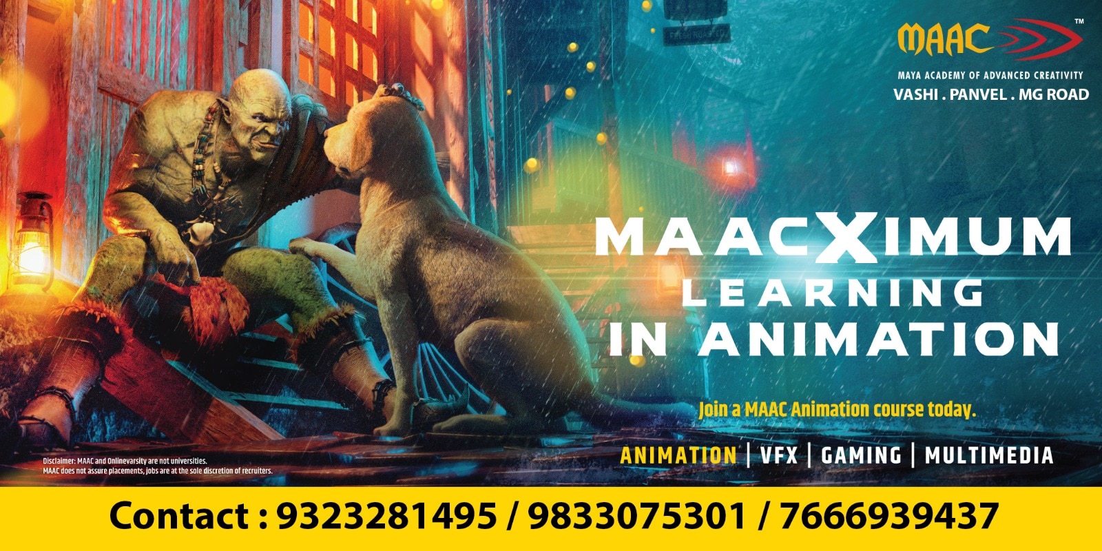 MAYA ACADEMY OF ADVANCED CINEMATICS PANVEL In Navi Mumbai India