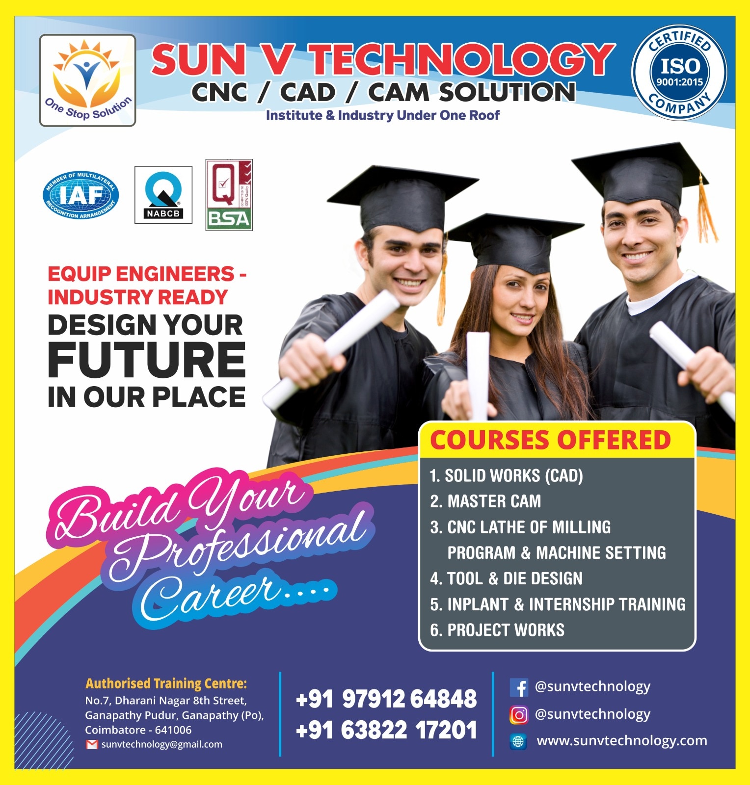 SUN V TECHNOLOGY - CNC CAD CAM TRAINING INSTITUTE in Coimbatore, India