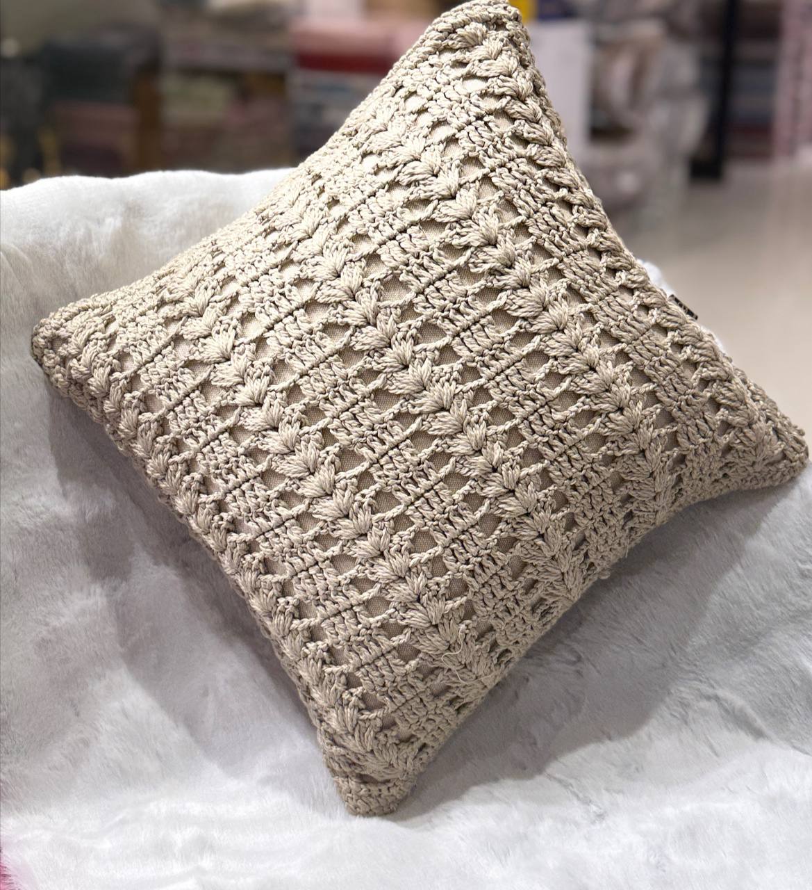 Crochet Cushion Cover image 3