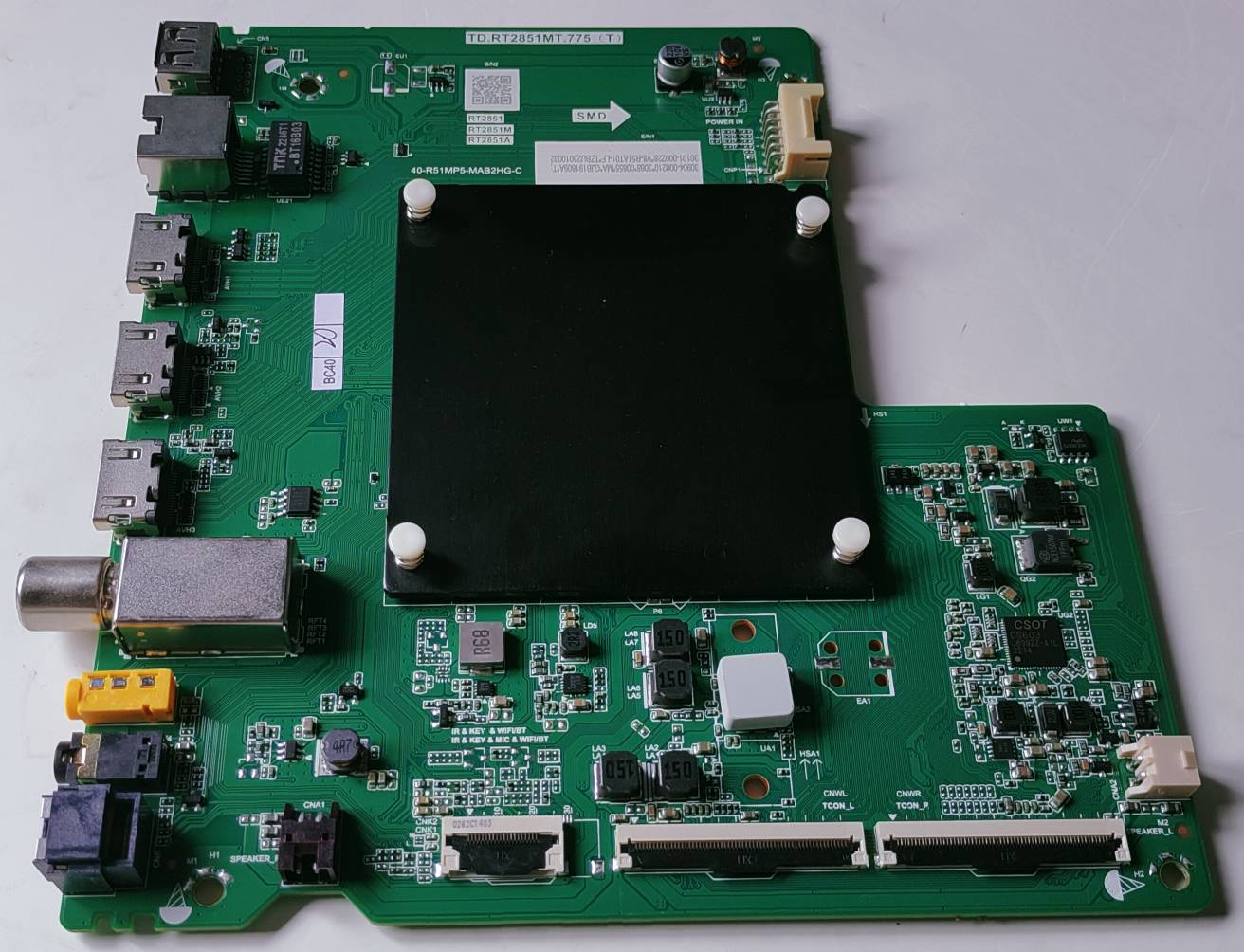 TCL/Iffalcon 55P635 Google LED TV New Motherboard, Main Board, Main PCB(TD.RT2851MT.775 (T)) image 5