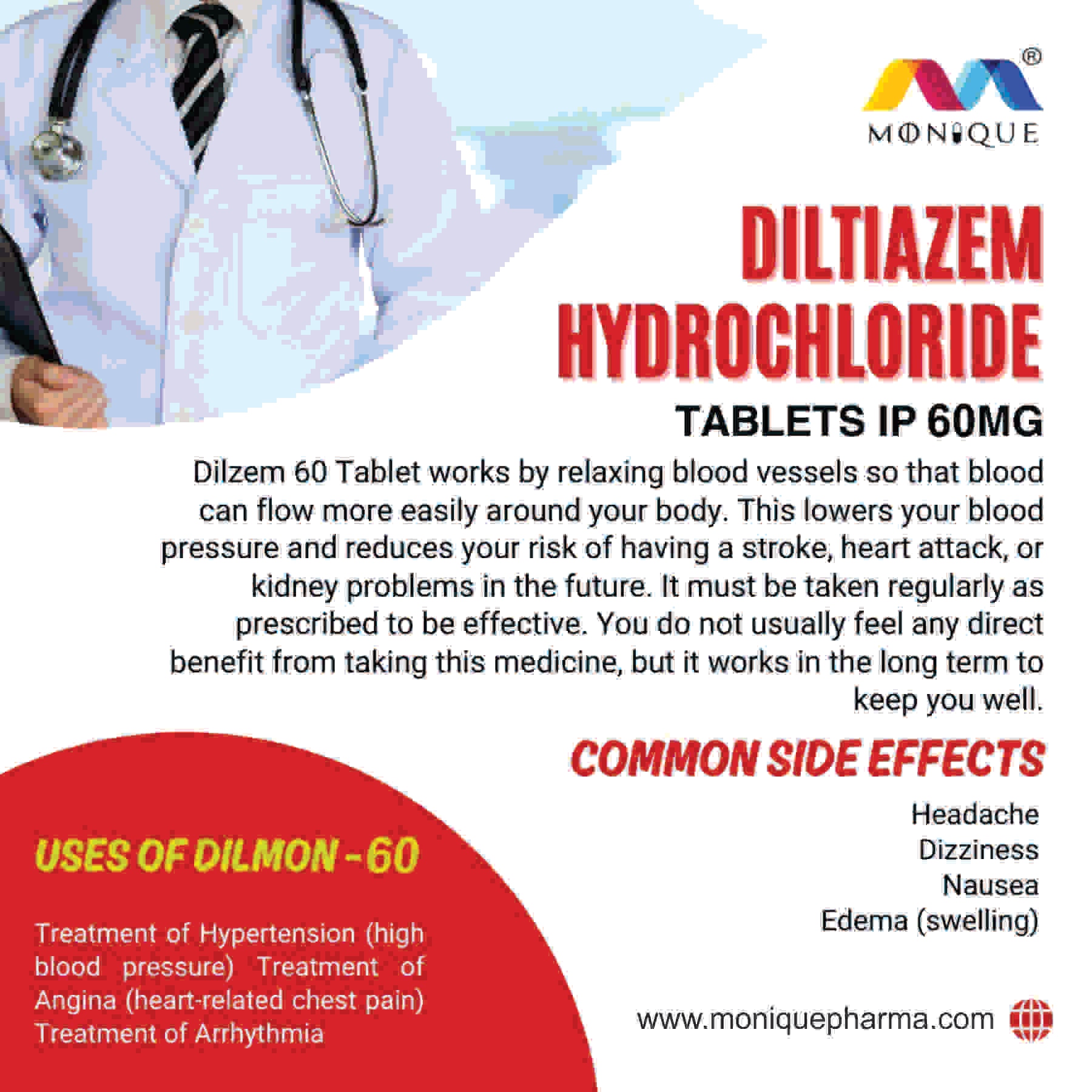 Diltiazem Hydrochloride Tablets IP 60mg image 3
