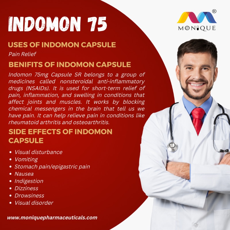 Indomethacin Sustained Release Capsules 75mg image 3