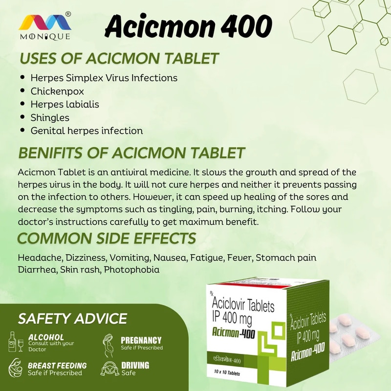 Aciclovir Tablets Ip 400mg image 3