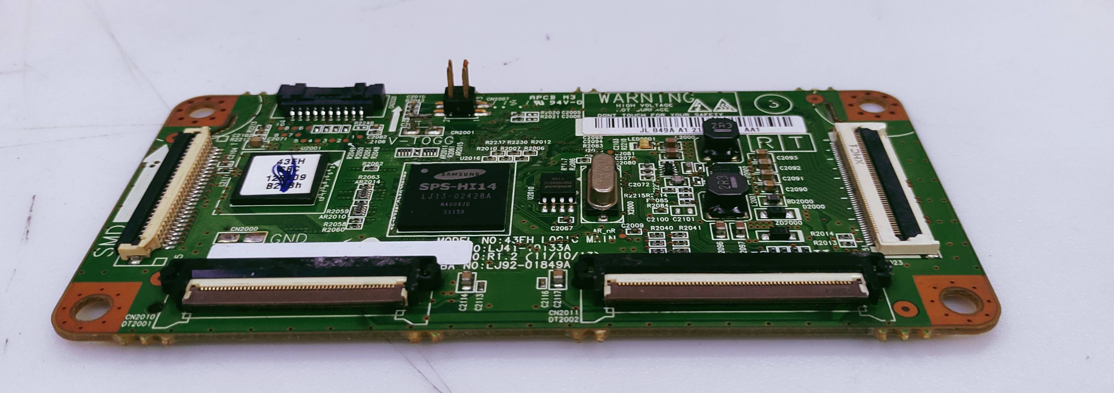 Samsung Plazma PS43E5701R Logic Board Part No. JL 849A A1 21F 3HS- AA1  image 4