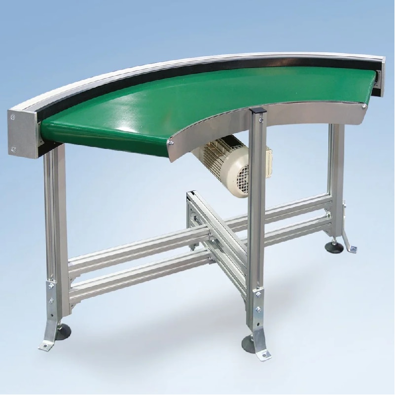 500kg PVC Curve Belt Conveyor image 3