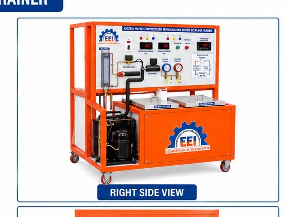 Computerized Vapor compression refrigeration system ice plant Trainer image 3