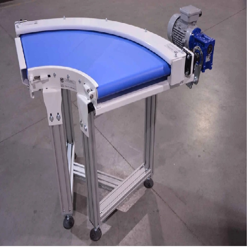500kg PVC Curve Belt Conveyor image 2