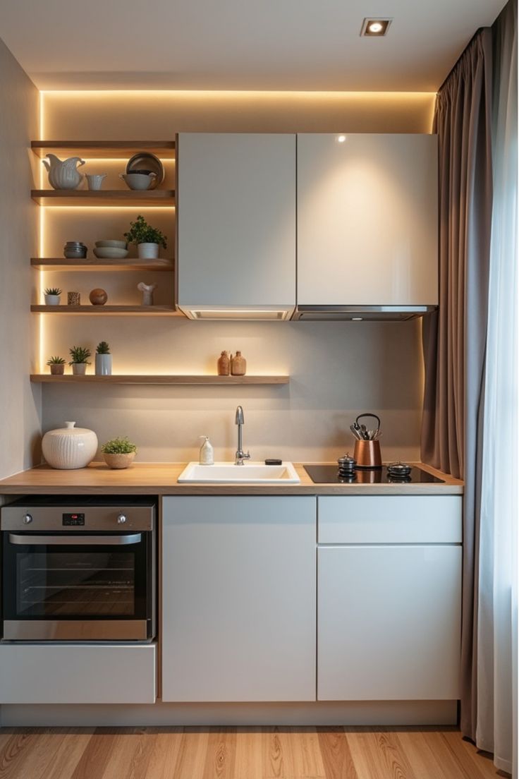 Compact Kitchen Design Ideas for Small Apartments image 3