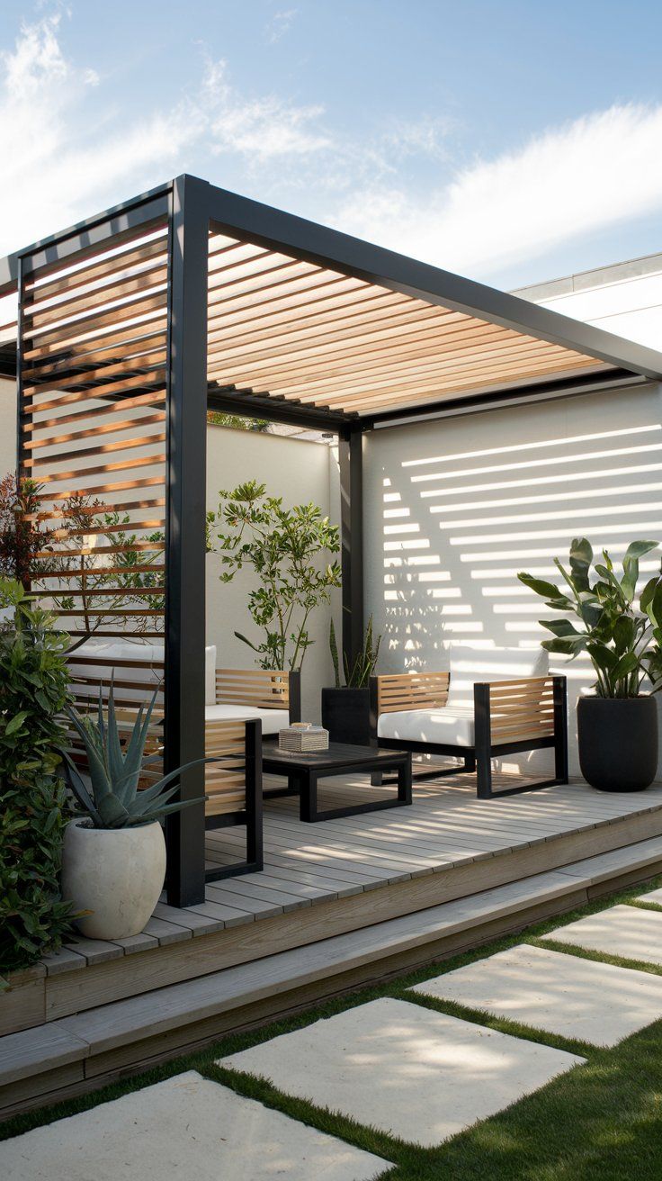 Innovative Pergola Styles for Contemporary Homes Chennai image 2