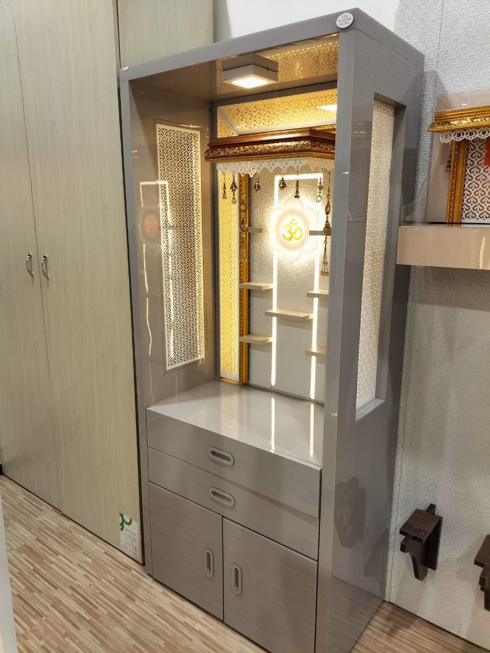 Stylish Pooja Room Interiors Chennai image 3