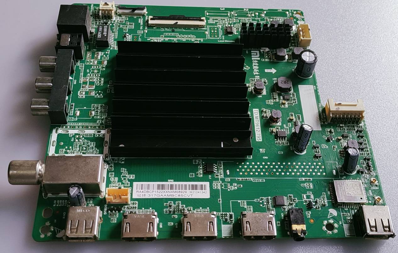MI/REDMI/Xiaomi/ L50M6-RA 4K Android LED TV Motherboard, Main Board, Main PCB image 3