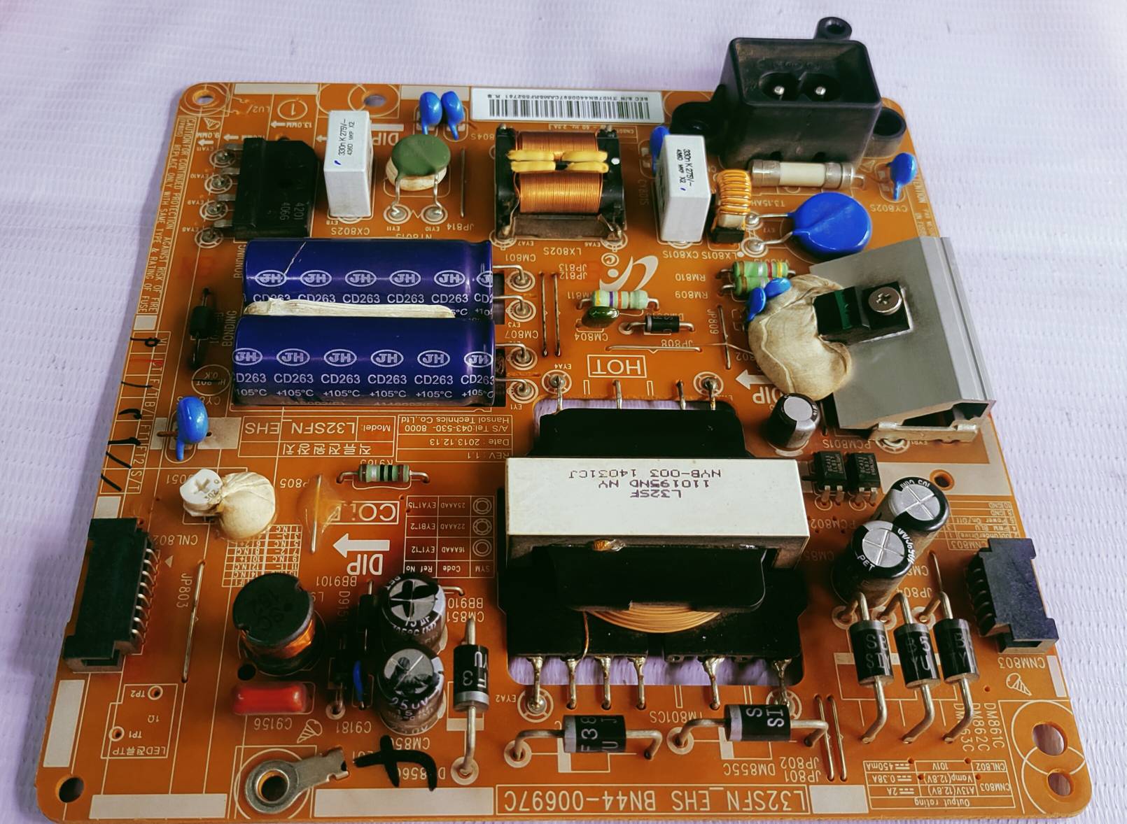 Samsung UA32H5700 Power Supply Board , SMPS Board, #Wb20 image 4