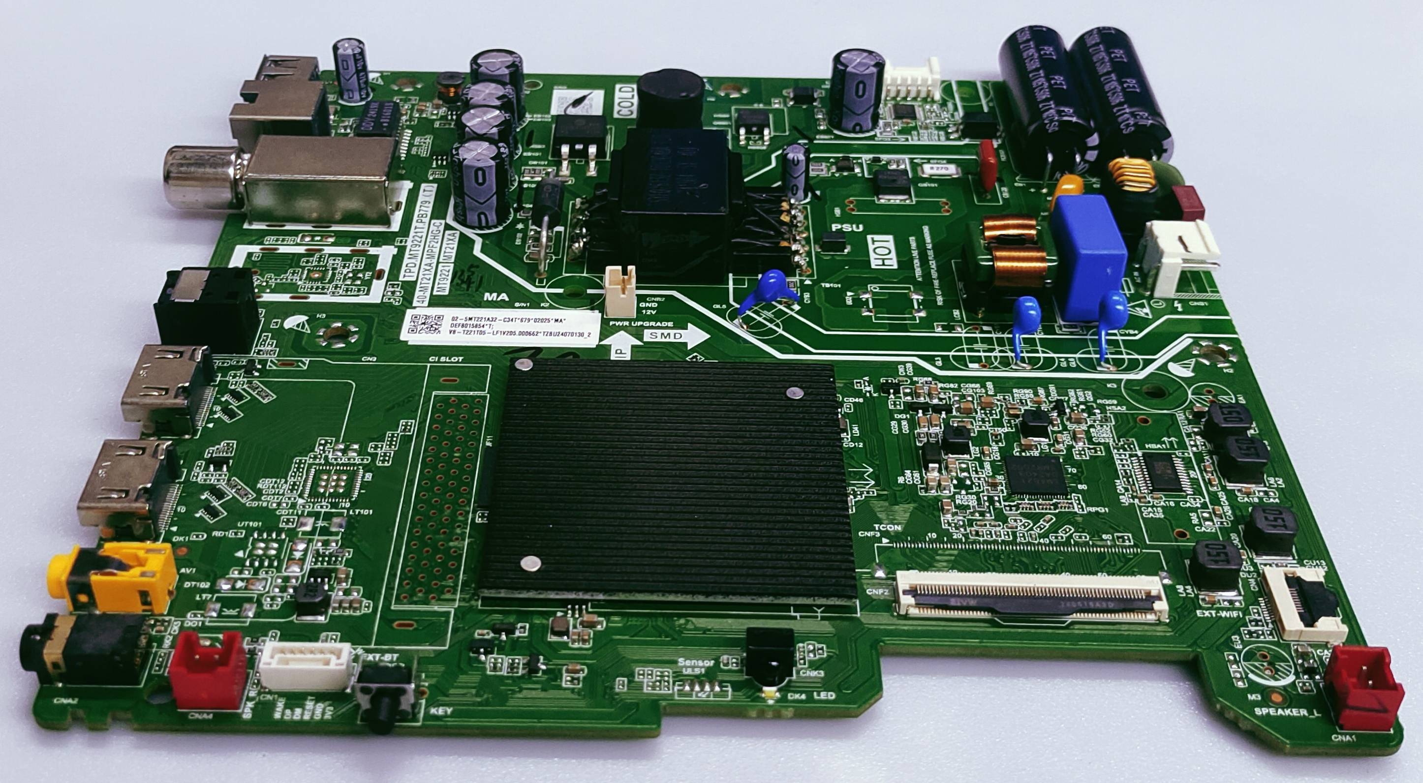 TCL 32S5400 LED TV NEW MOTHER BOARD PART NO. TPD.MT9221T.PB779 (T) 40-MT21XA-MPF2HG-C  image 2