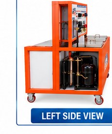 Computerized Vapor compression refrigeration system ice plant Trainer image 2