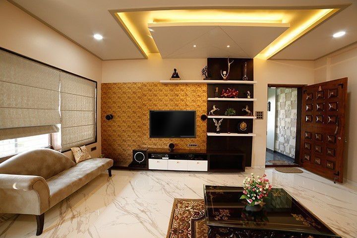 Creative Living Room Interior Design Chennai Ideas image 2