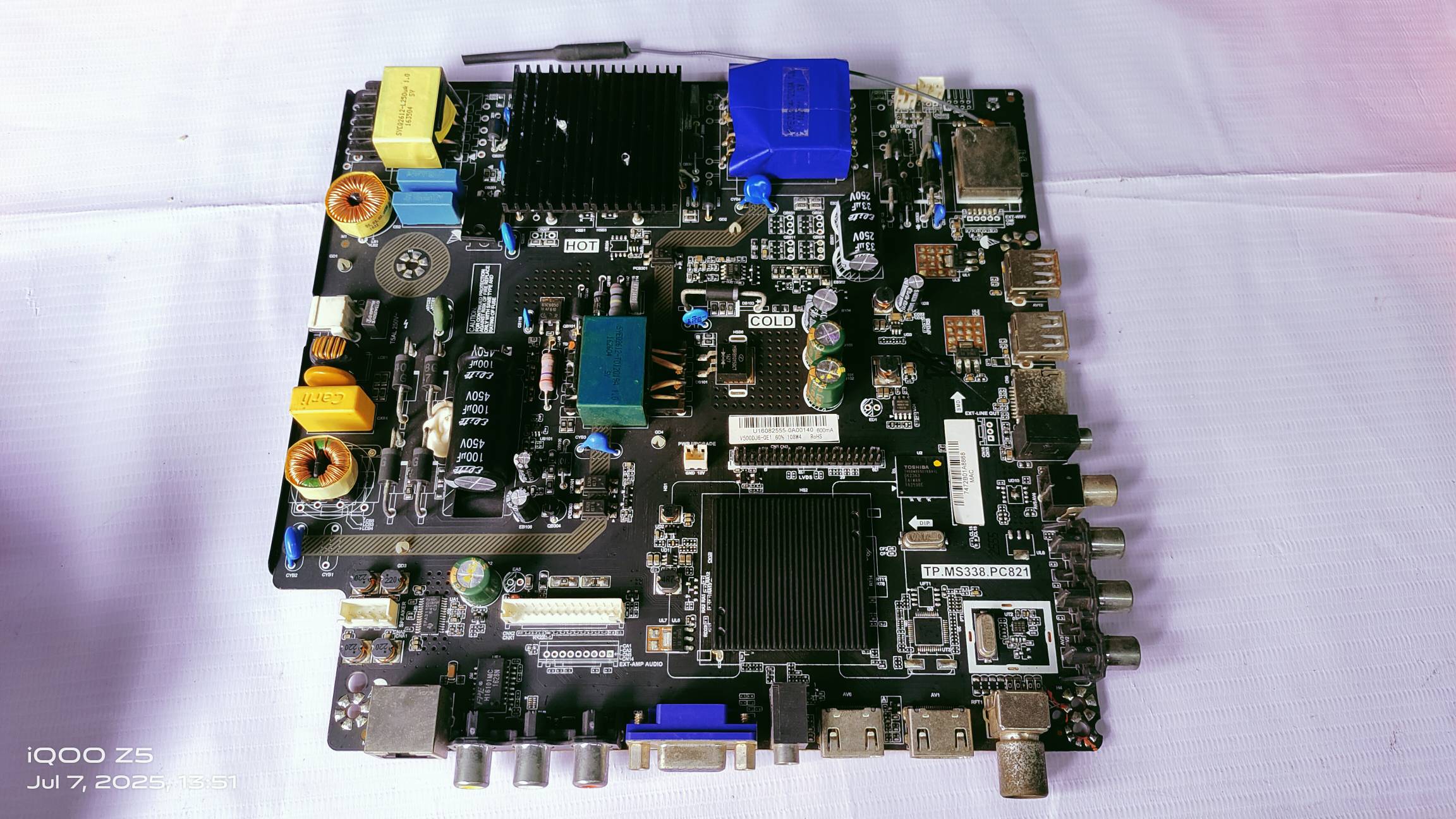 UNIVERSAL LED SAMRT TP.MS338.PC821 Mother Board #wb 36 image 2
