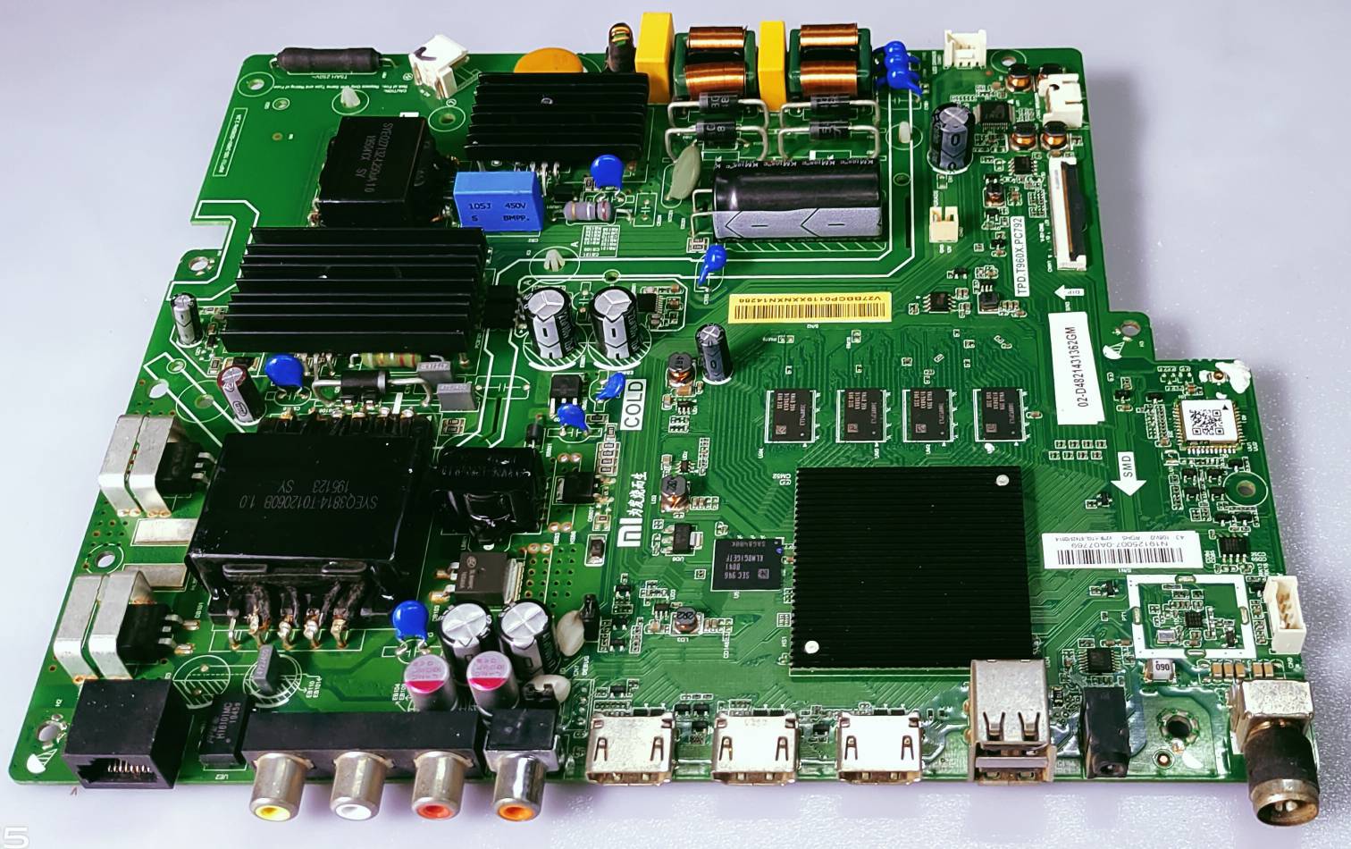 MI 4K Android Led Tv L43M4-4AIN Mother Board, MI 4k Android Led Tv L43M4-4AIN Main Board, MI Android 4K Led Tv L43M4-4AIN Main PCB Board image 4