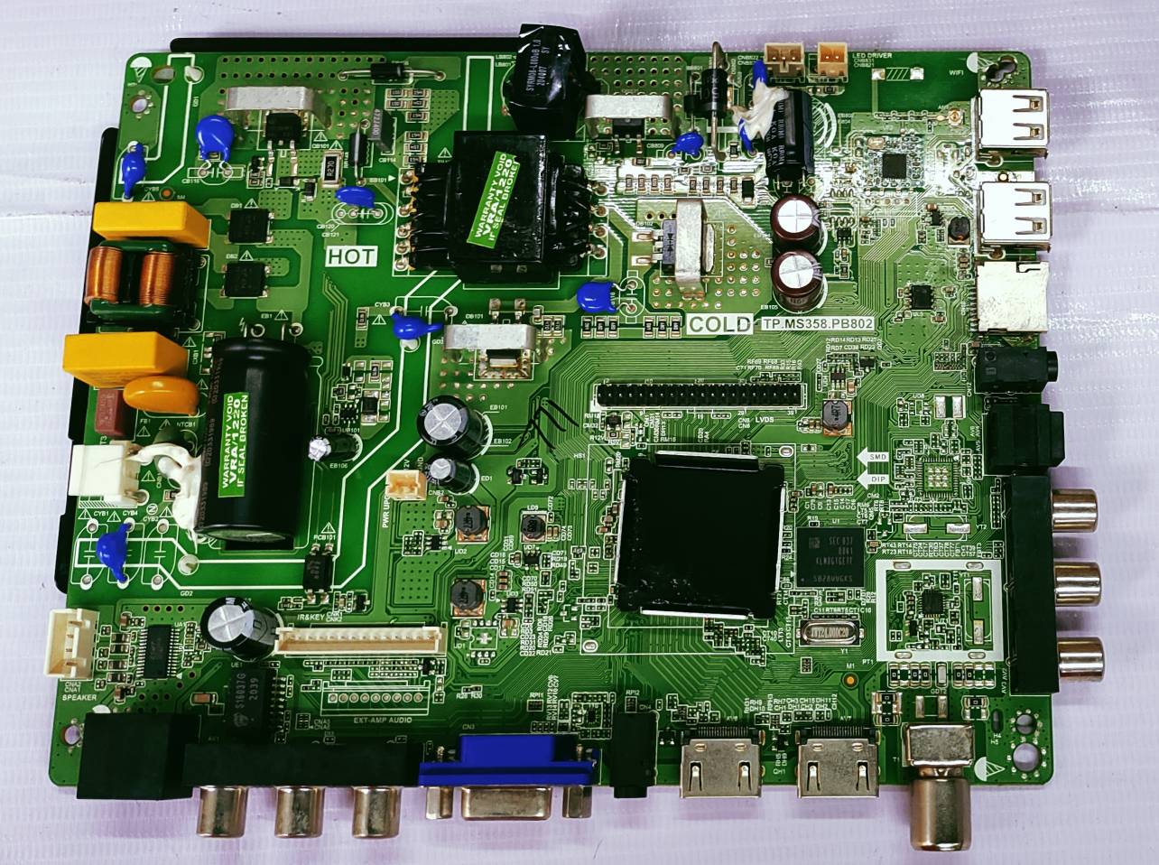 UNIVERSAL LED TP.MS358.PB802 Mother Board , Main Board #wb 36 image 2