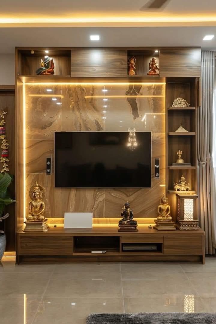 Custom TV Unit Wall Panels in Chennai image 4