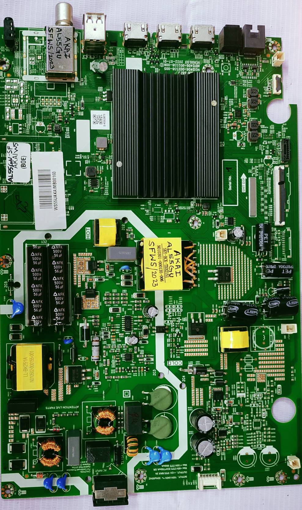 AKAI 4K Android Main Board, Mother Board #wb22 image 4