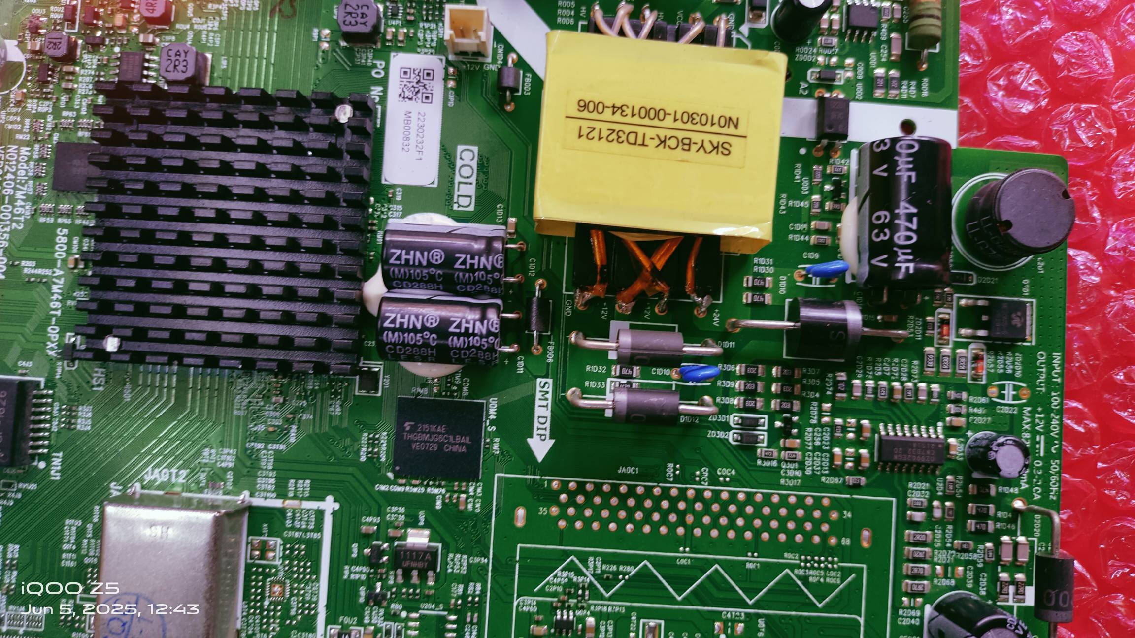 ONEPLUS 43FA0A00 ANDROID MAIN BOARD, ANDROID COMBO BOARD, #WB17 image 4