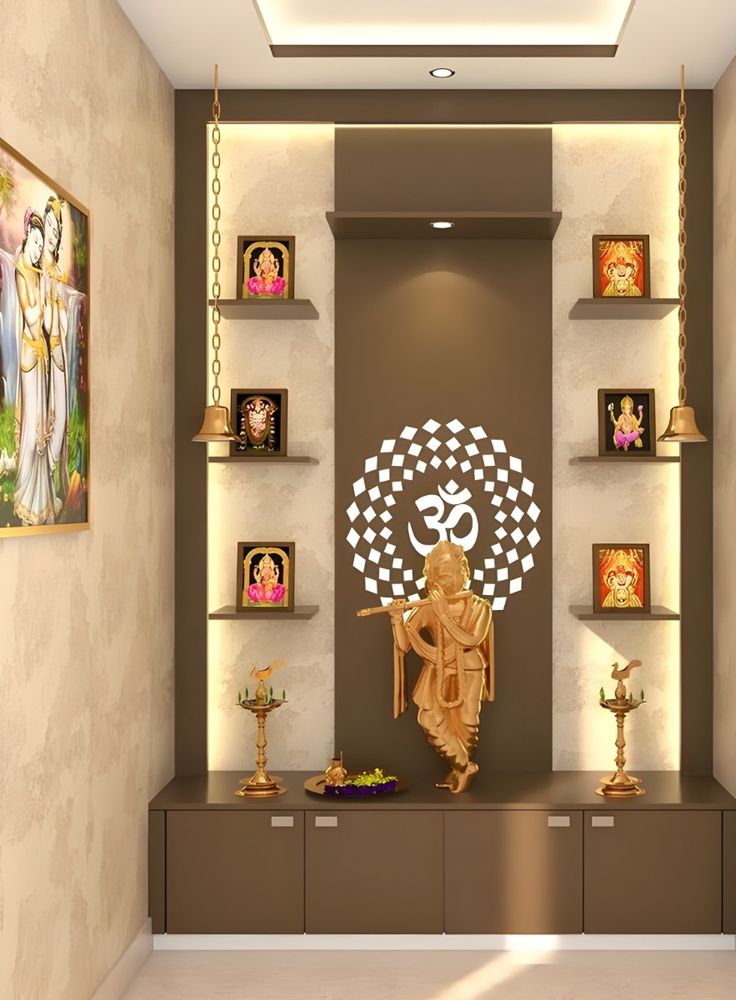 Pooja Room Interior Design Chennai image 4