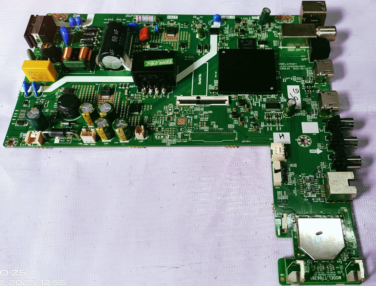 HAIER LE32A900G Android Mother Board, Led Board, Smart Board, #wb39 image 3