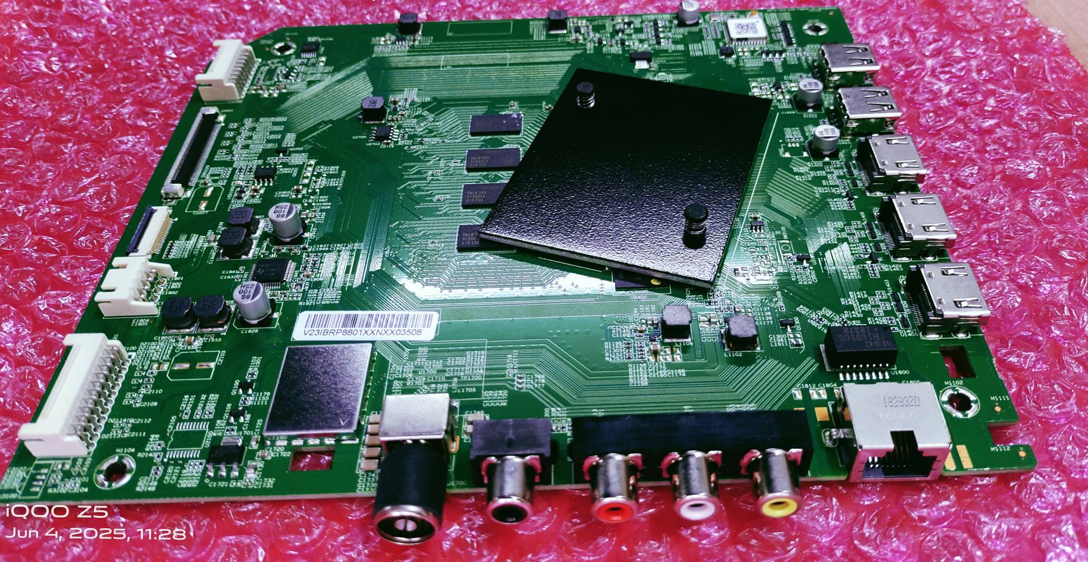 MI REDMI XIAOMI L55M5-AN ANDROID MAIN BOARD, ANDROID MOTHER BOARD, ANDROID COMBO BOARD,  #WB14 image 2