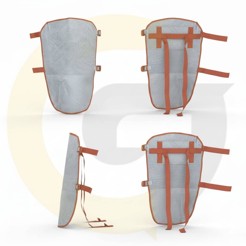 Leather Welding Leg Guards – Heat & Spark Resistant Protection image 2