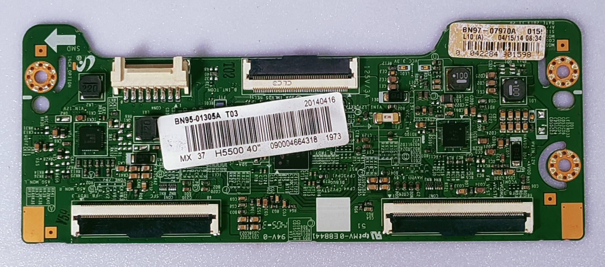 SAMSUNG UA40DH5570AU LED TV FHD TCON PART NUMBER BN95-01305A  image 5