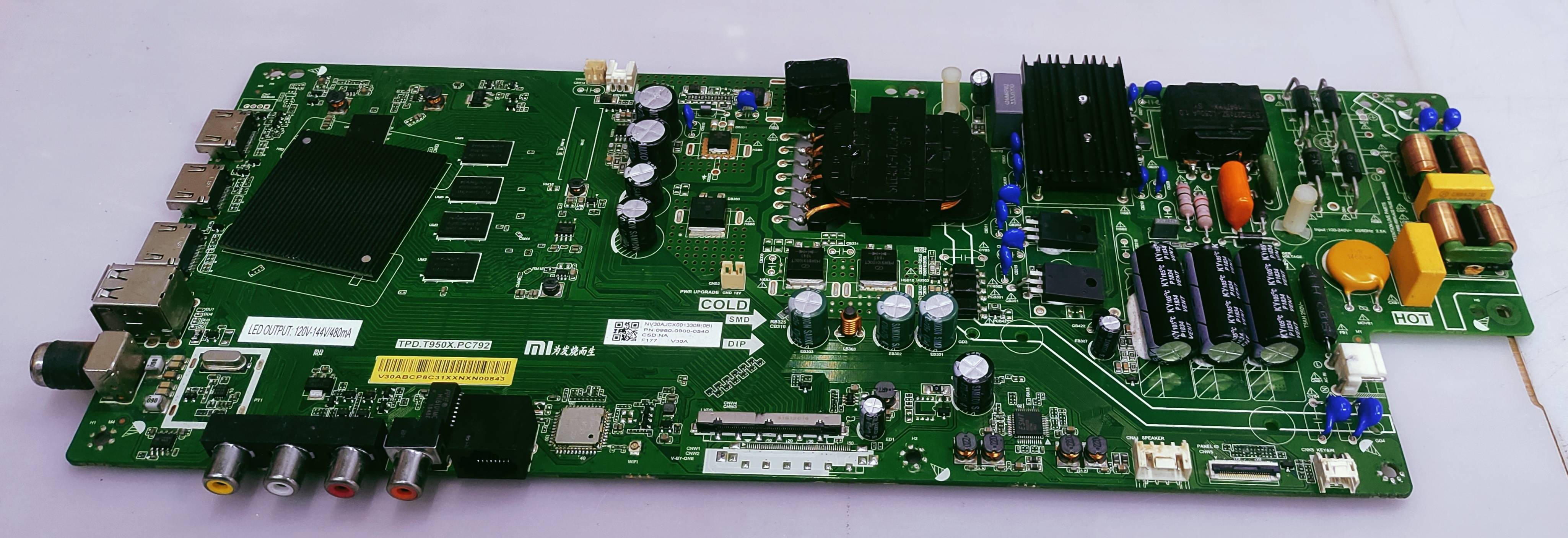 MI FHD LED TV Android Mother Board Model Number L49M5-AN Board Number TPD.T950X.PC792 image 5