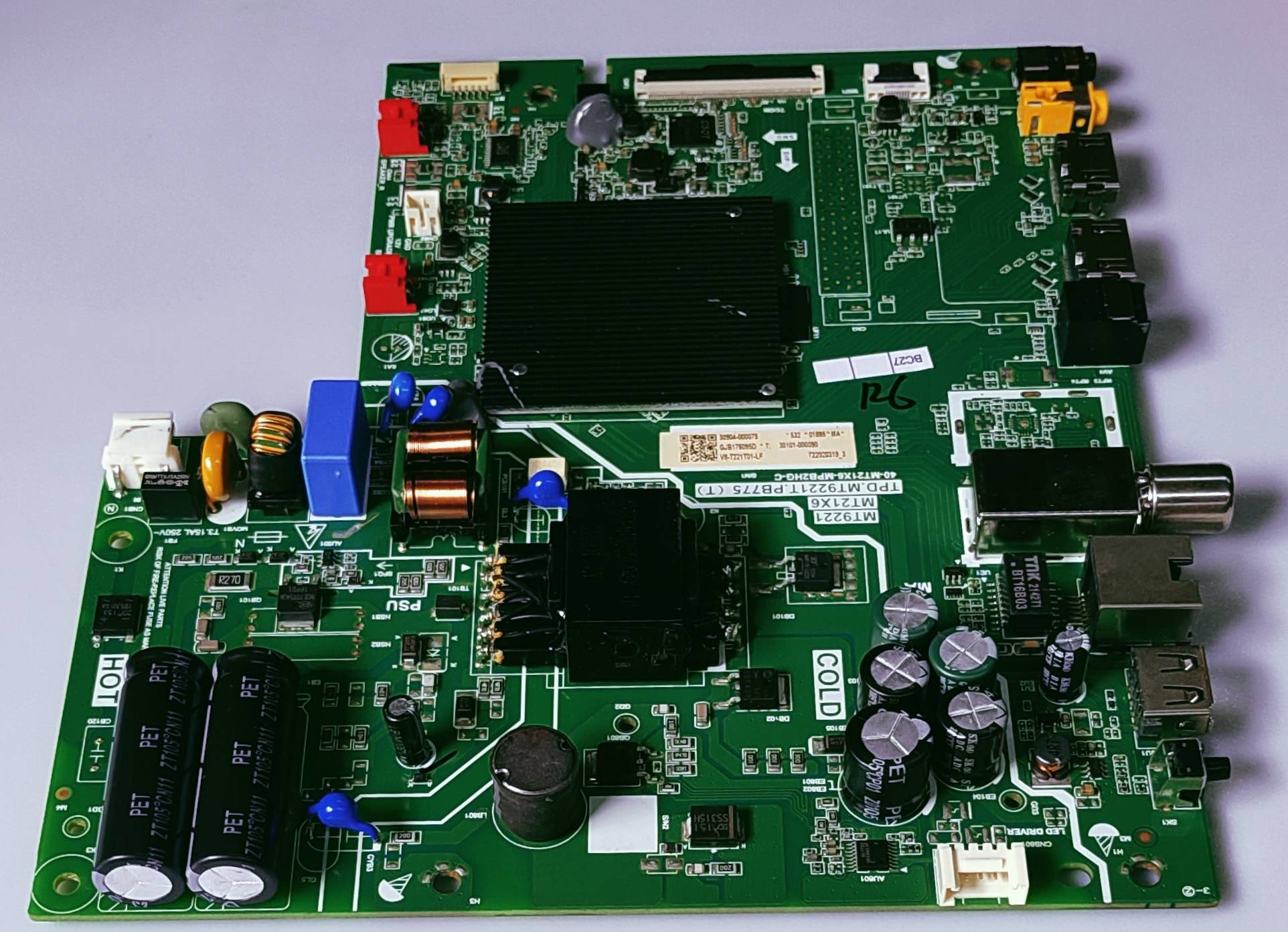 TCL 32S5205 ANDROID LED TV NEW MOTHER BOARD MT9221 MT21X6 TP.MT9221T.PB775 (T)  image 2