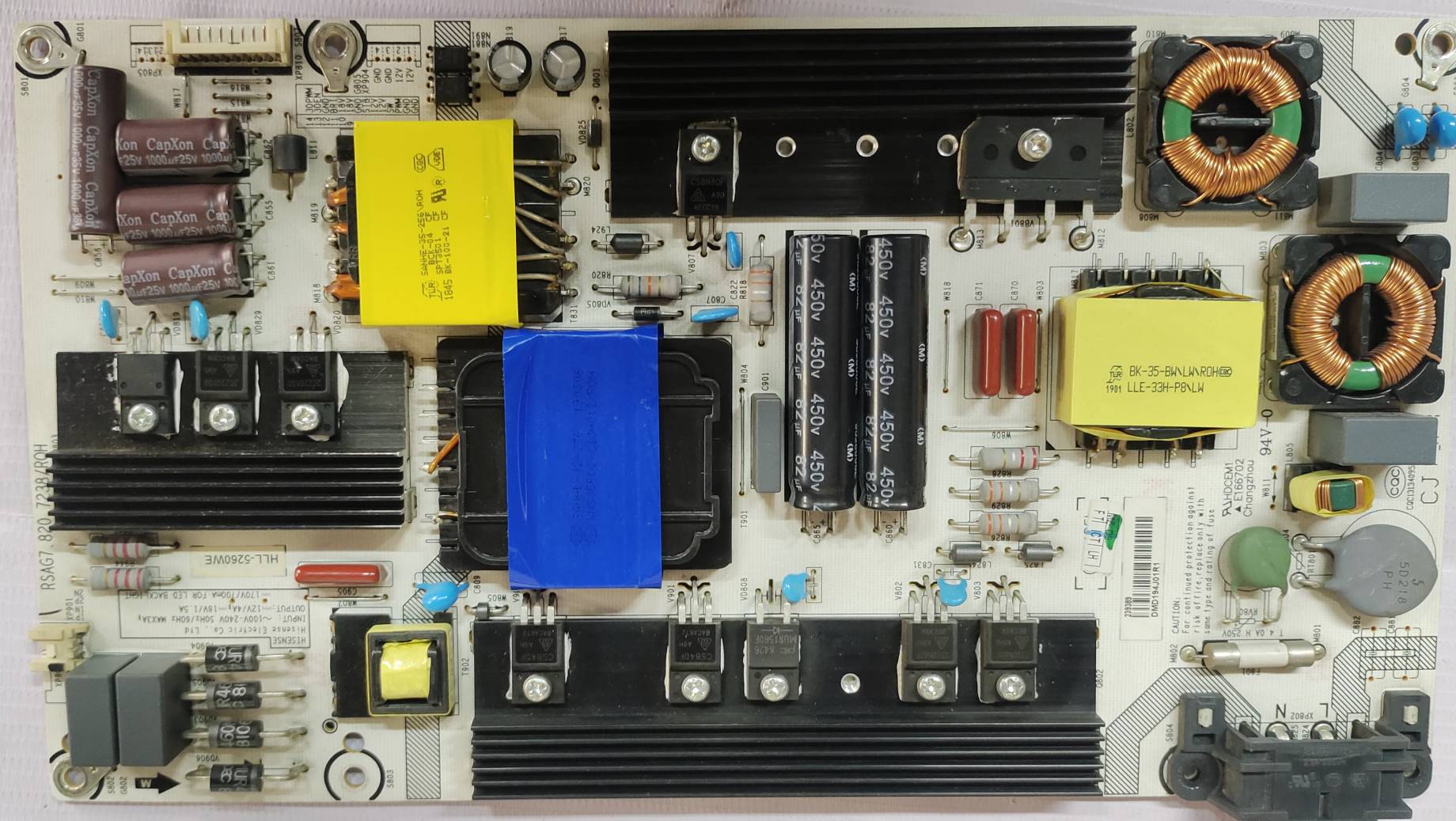 Vu Led 55BPX Power Supply Board image 2