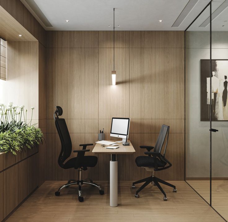 Elegant Office Cabin Glass Partition Solutions image 2