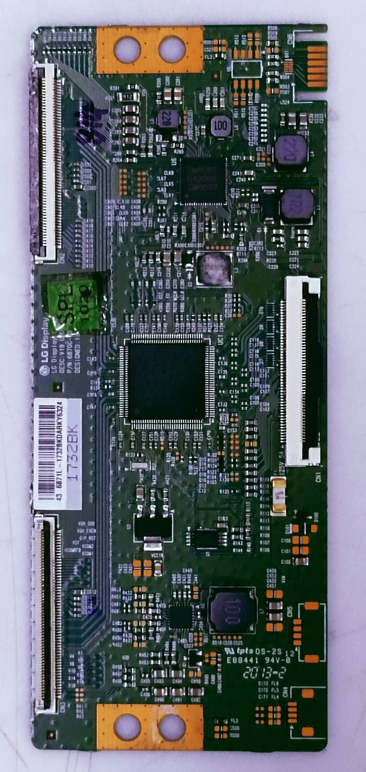 LG 43 6871L-1732BKDARKY6324, 4k T-con P/N.6870C-0805A image 2