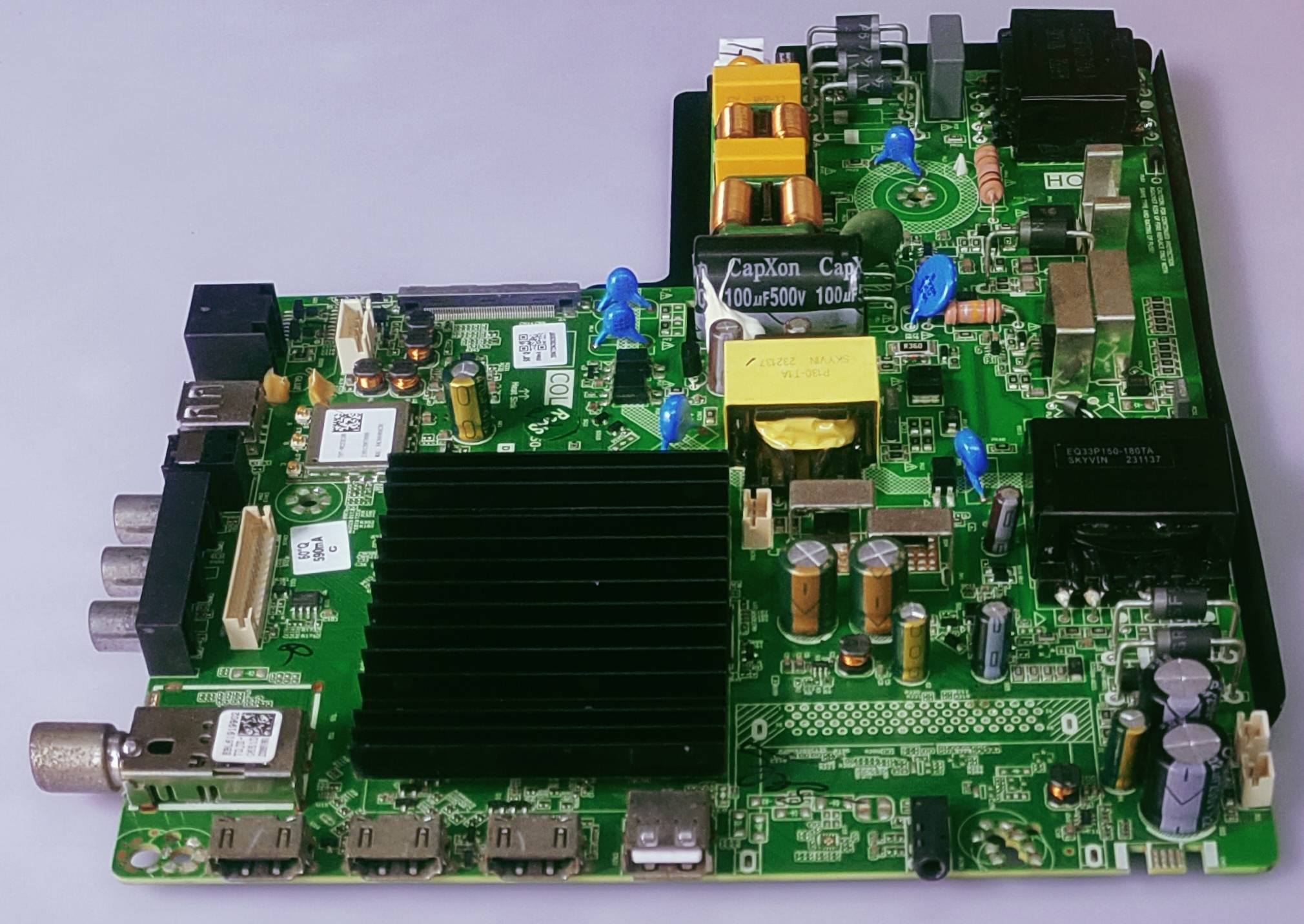 VISE 4K Web OS LED TV Model Number V550QWA2B Mother Board #wb42 image 6