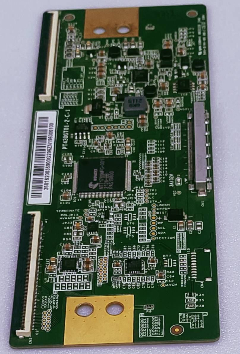SAMSUNG UA43AU7600KXXL LED TV 4K TCON PART NUMBER PT430GT01-2-C-1 image 3
