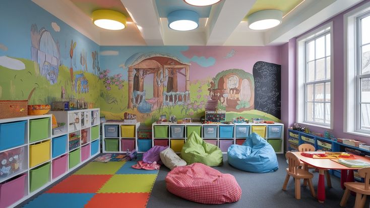 Vibrant Playschool Interior Designs for Kids image 4
